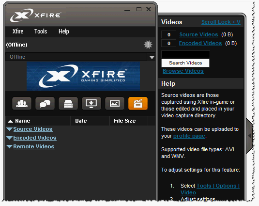 Захват и запись видео. Xfire. Xfire logo.