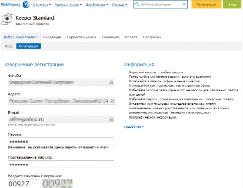Электронный кошелек webmoney вход. Webmoney кошелек: вход в личный кабинет или как зайти в электронную систему