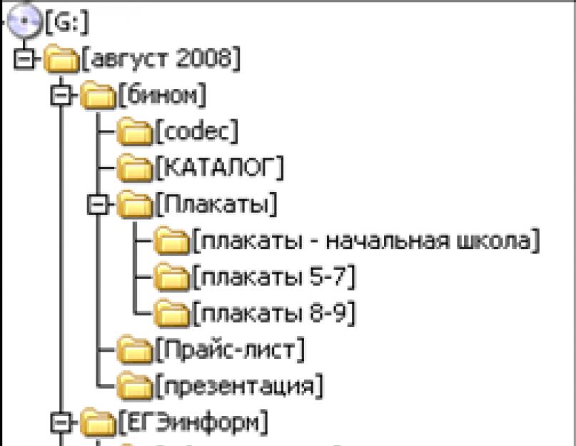 Логическая организация файловой системы. Цели и задачи ФС