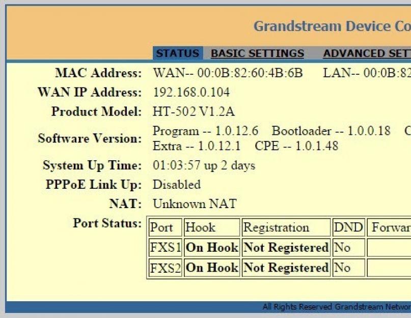 Установка voip шлюза. Подключение и настройка IP-телефона