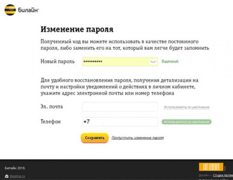 Получить детализацию билайн личный кабинет. Детализация звонков Билайн (бесплатный способ)