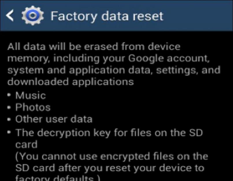 Wipe Cache Partition что это на Андроид. Wipe data factory reset: что это такое и как правильно сбросить настройки на Андроид без вреда для гаджета