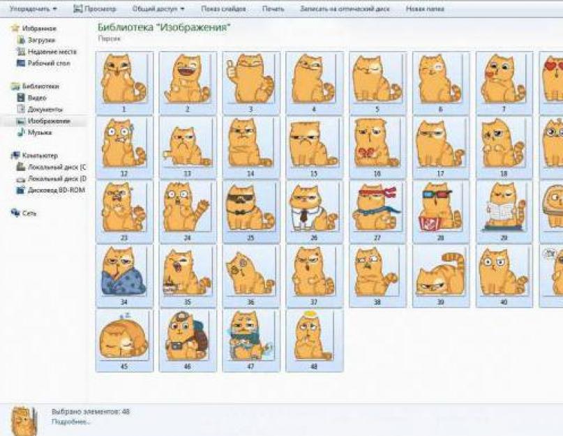 Что означают стикеры в вк расшифровка в картинках кот