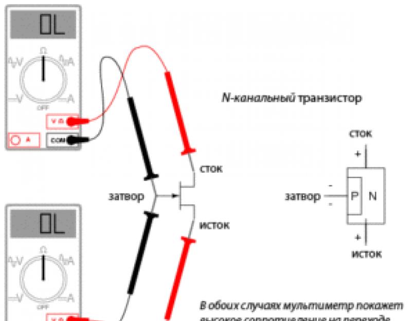 Основные способы проверки транзистора. Как проверить различные типы транзисторов мультиметром