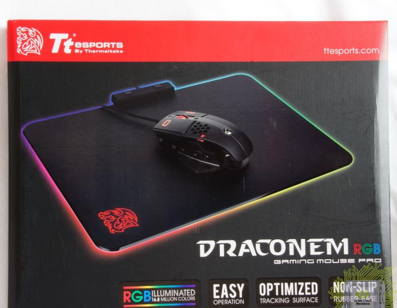 Обзор Tt eSports Draconem RGB. Игровой коврик с подсветкой