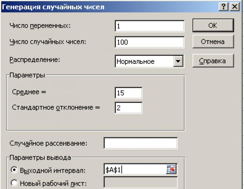 Коэффициент парной корреляции в Excel. Проверка гипотезы о нормальном распределении