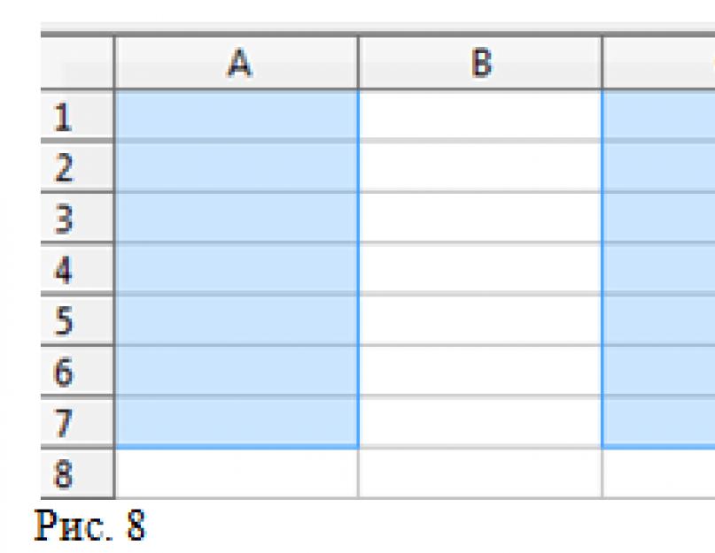 Как в опен офисе закрепить столбец. Удобная навигация в LibreOffice Calc