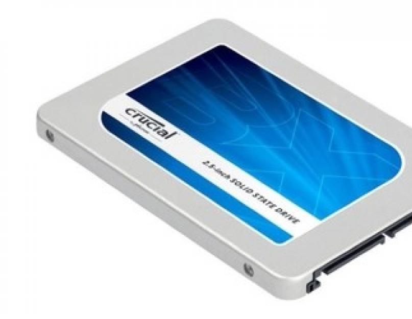 Какой взять ssd под систему. Основные характеристики Crucial CT512MX100SSD1