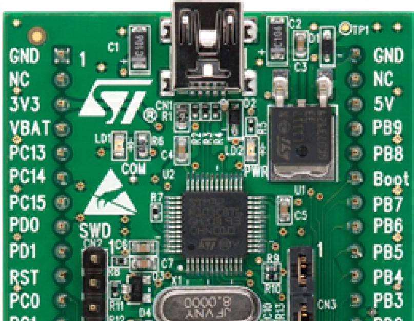 Обучение на STM32 в массы. Микроконтроллеры STM32 и отладочные платы для них