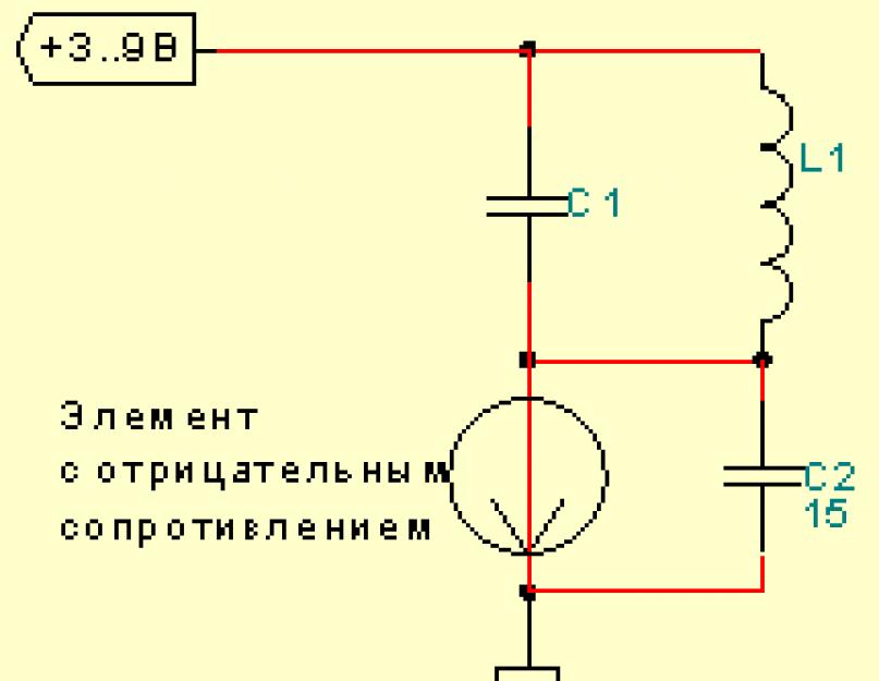 Вч генератор на одном транзисторе схема