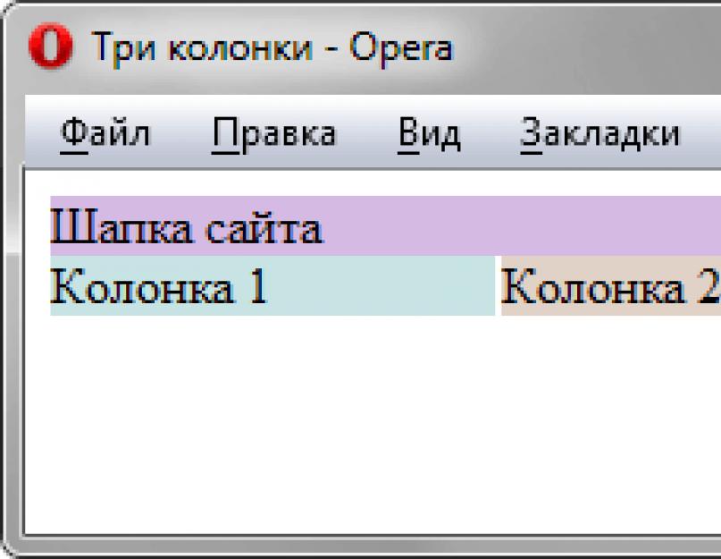 Как сделать резиновую страницу html. Использование плавающих элементов