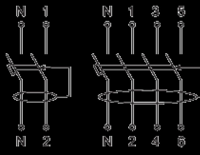 Схема включения УЗО, обозначение УЗО на схеме, схема подключения однофазного и трехфазного УЗО. Устройство и принцип действия УЗО