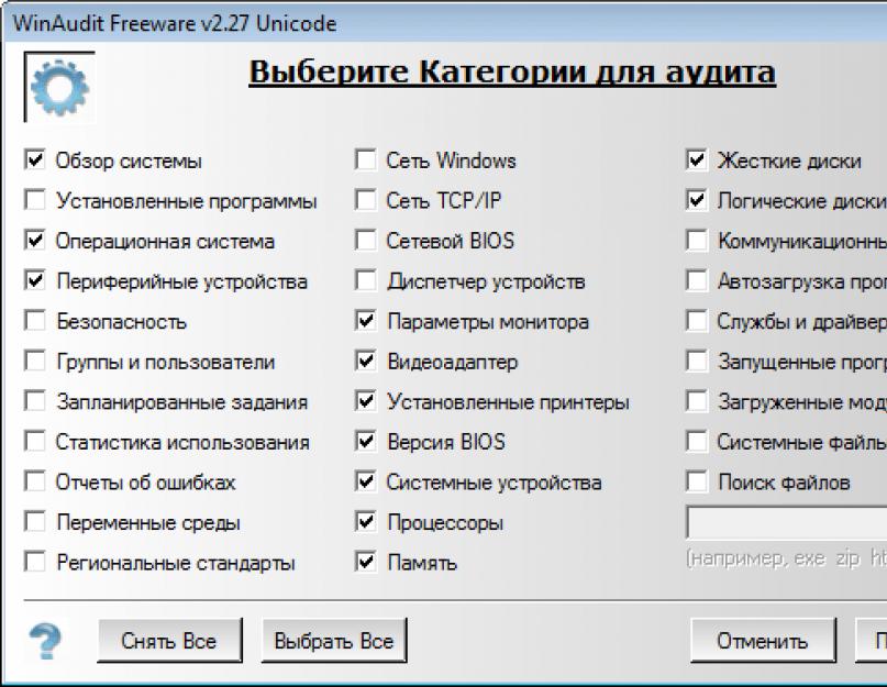 Программы для определения конфигурации компьютера. Speccy: бесплатная программа, которая расскажет все о «железа» установленном на компьютере