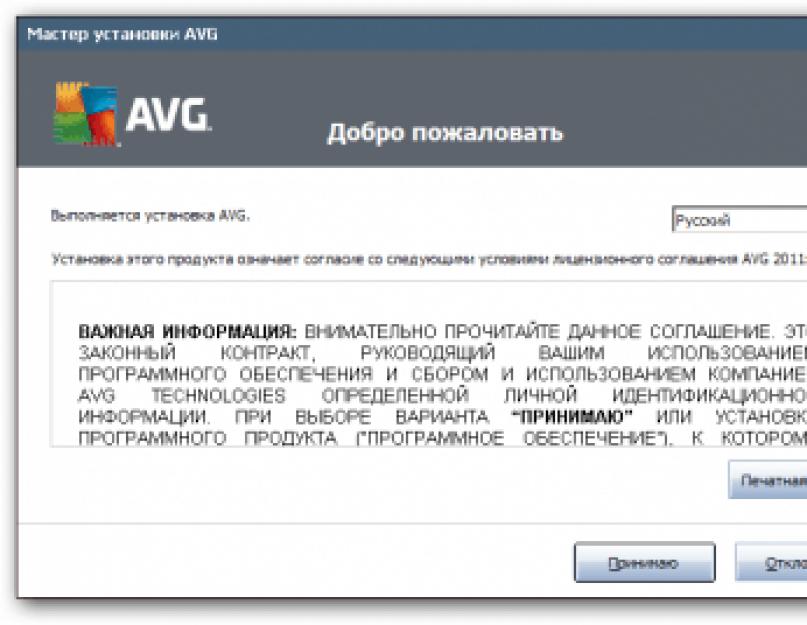 Настройка и использование антивируса AVG Antivirus FREE. Начало работы