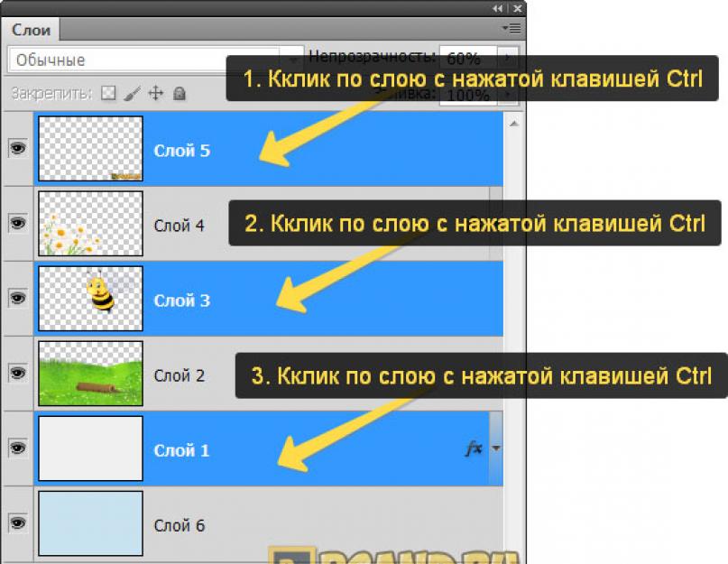 Как выделить сразу несколько объектов на рисунке