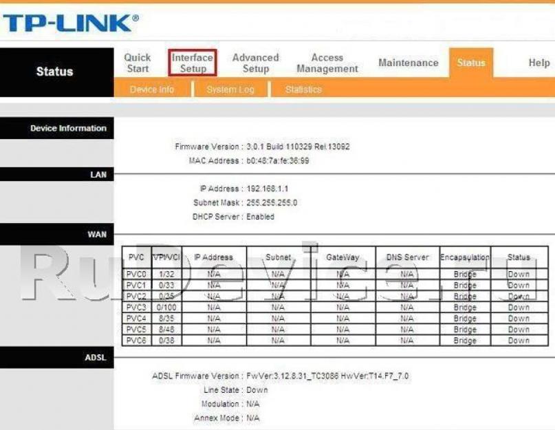 Настройка роутера TP-Link TD-W8151N под Ростелеком. Ручная настройка TP-LINK TD-W8151n для ростелеком