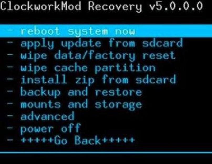 CWM Recovery Android — установка Custom Recovery. Clockwordmod - что это такое