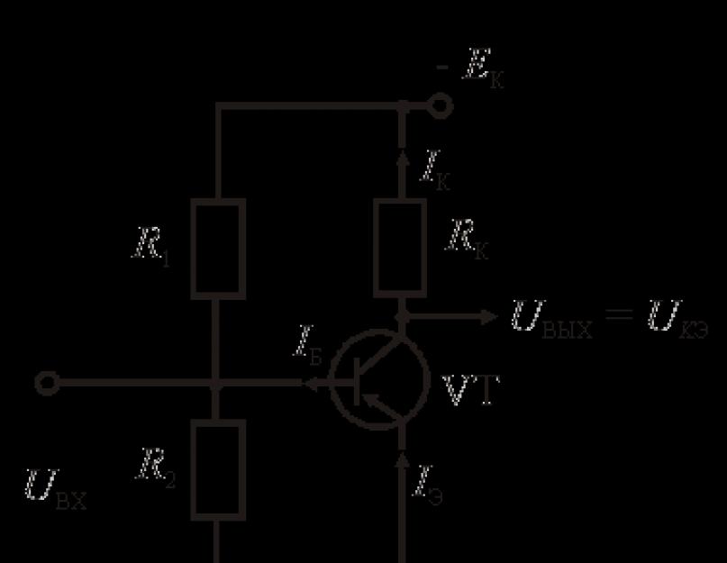 Возможные схемы включения биполярного транзистора. Транзистор и биполярный транзистор, расчёт транзисторного каскада