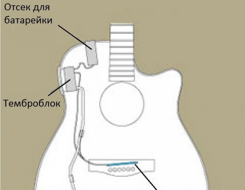 Выбор звукоснимателей для электрогитары. Зачем нужен звукосниматель для акустической гитары? Пассивные и активные звукосниматели