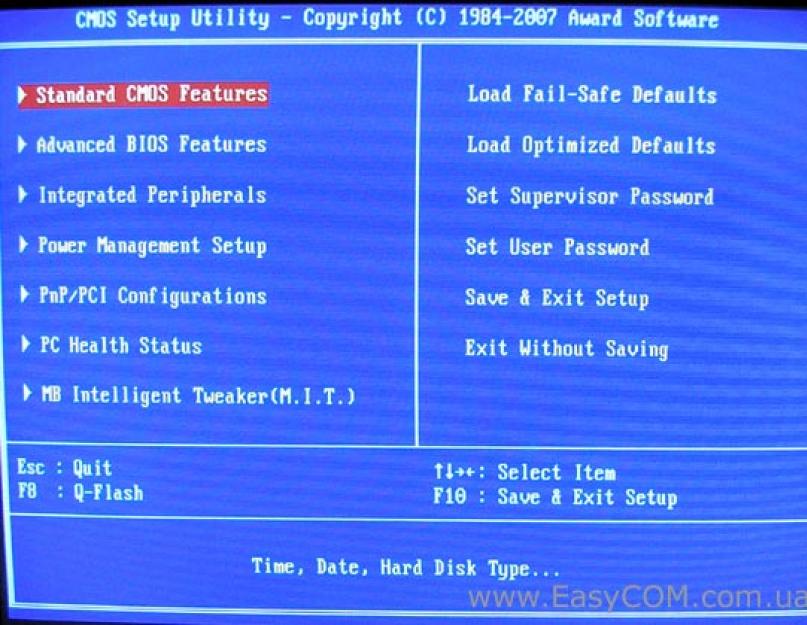 Описание настроек параметров Phoenix Award BIOS. Как правильно настроить BIOS на ноутбуке (Биос) и компьютере