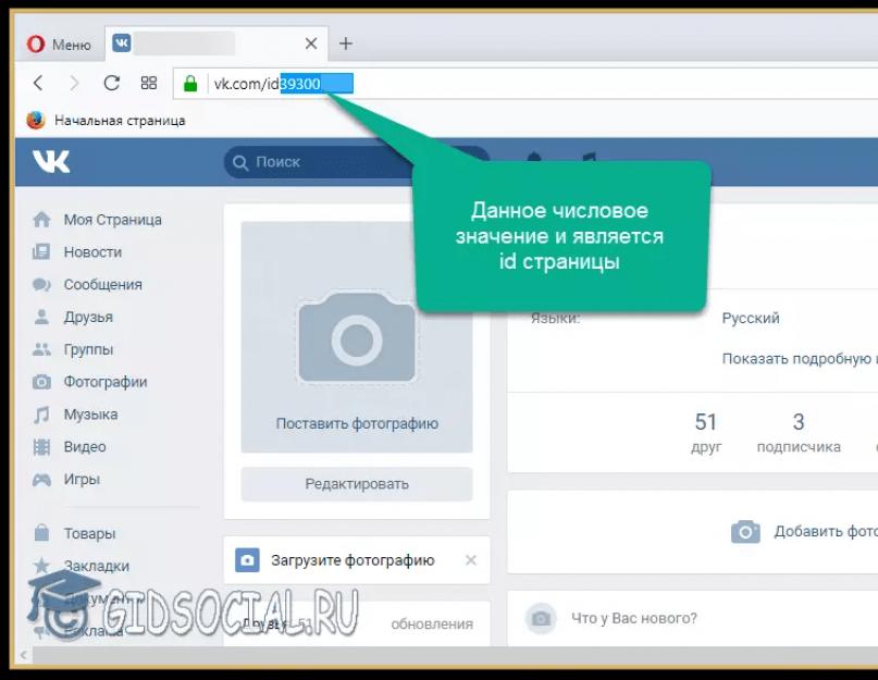 Как узнать id свой страницы вконтакте. Как открыть картинку? Как узнать свой ID в ВК