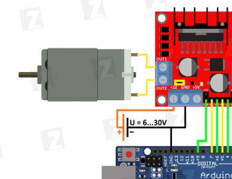 Сборка радиоуправляемой игрушечной машинки на основе Arduino. Как? Распараллеливание ходовых колес