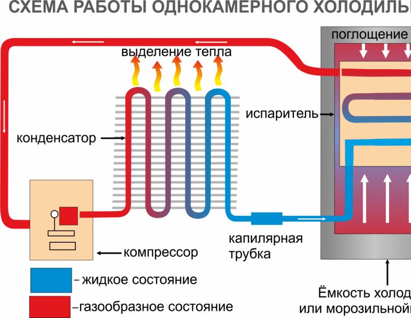 Принцип работы холодильника. Принцип работы холодильника с одним и двумя компрессорами, разным количеством камер и режимами