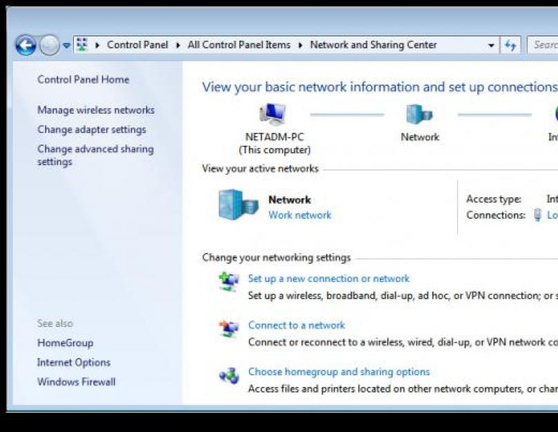 Windows networking.