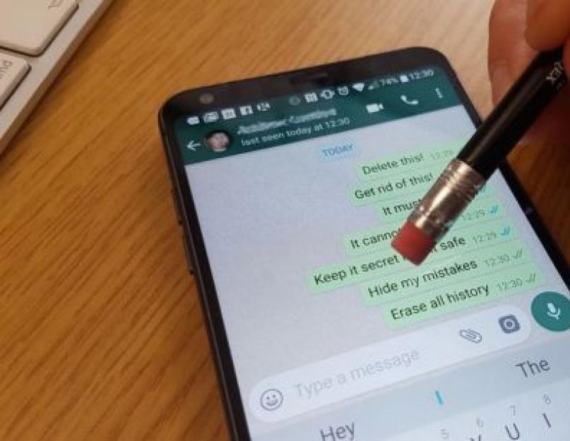 Если удалить входящее сообщение в whatsapp сразу. Как удалить сообщения и переписку в WhatsApp