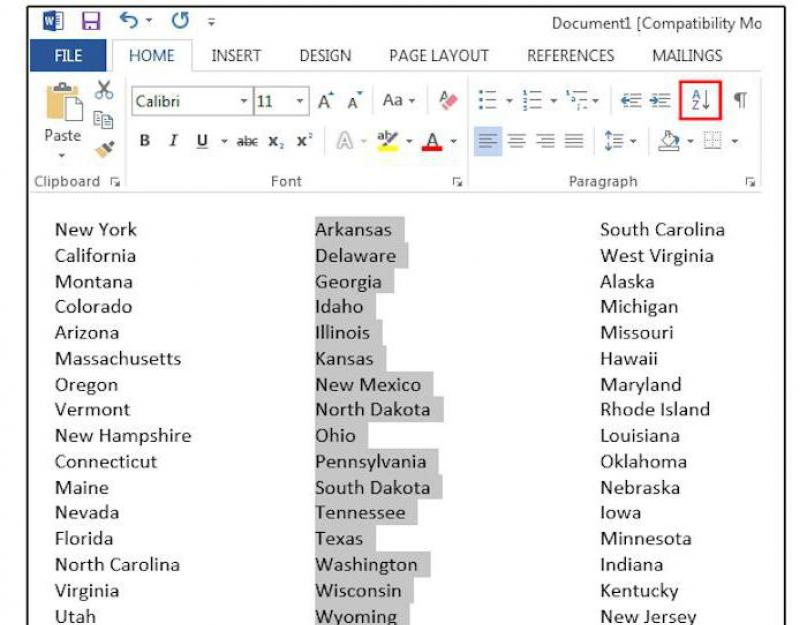 Расположены по алфавиту. Сортировка списка по алфавиту в Ворде. Список по алфавиту в Ворде. Построить список в алфавитном порядке. Отсортировать список в алфавитном порядке.