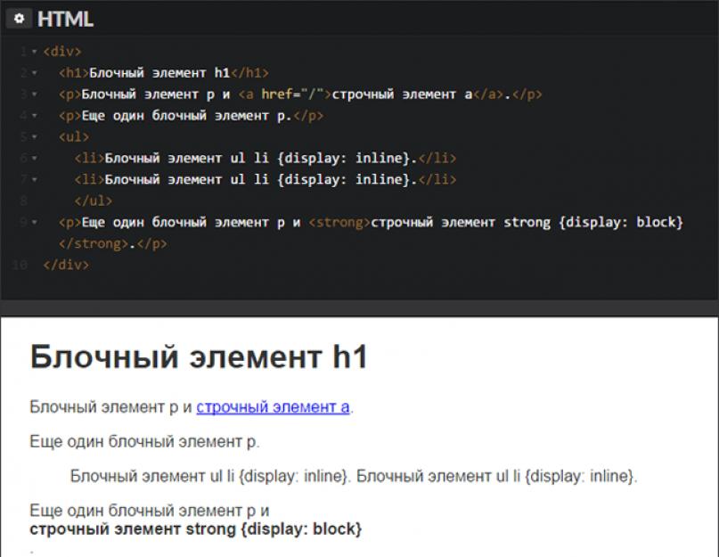 Css строчные элементы. Выпадание вертикальных отступов