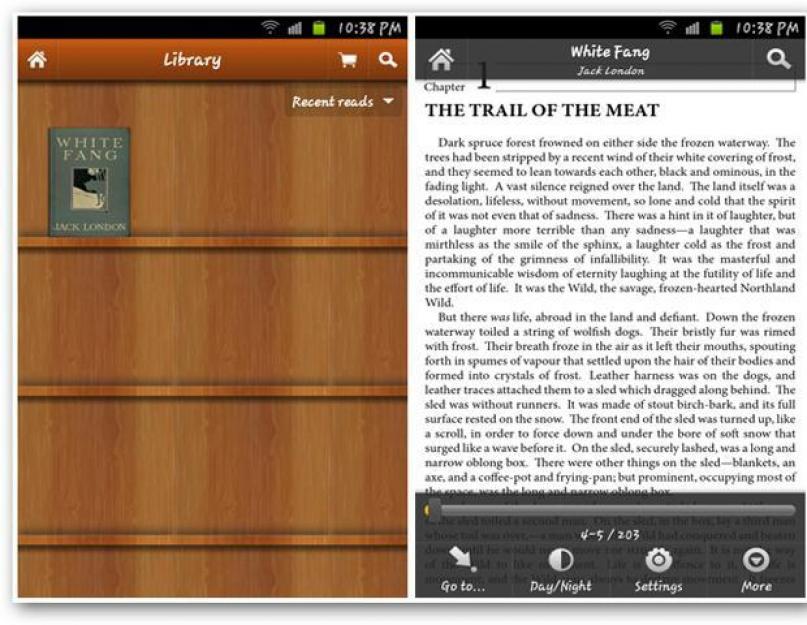 Формат для чтения книг на андроид. Читалка для андроид.